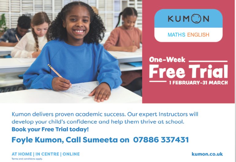 Kumon one week Free Trial